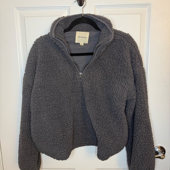 Thread & Supply Fleece Sweater Pullover - Picture 5 of 5
